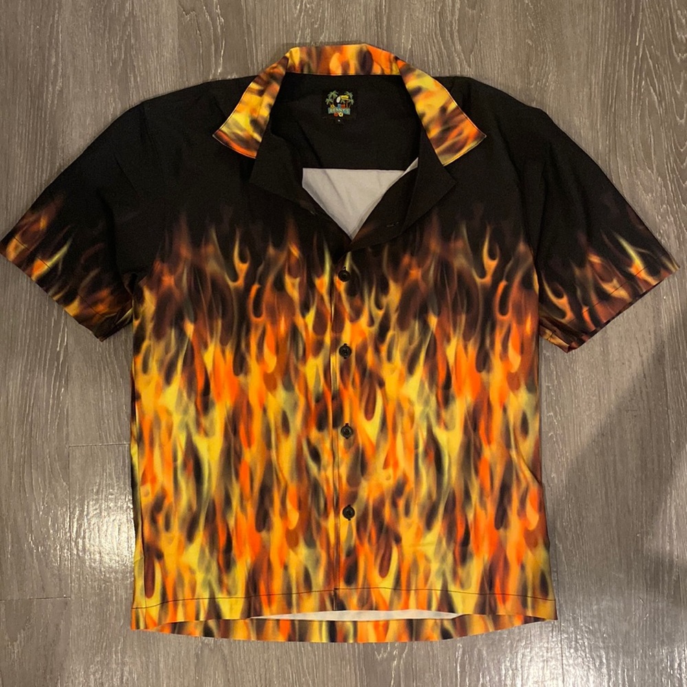 Benny’s Guy fieri button up shirt